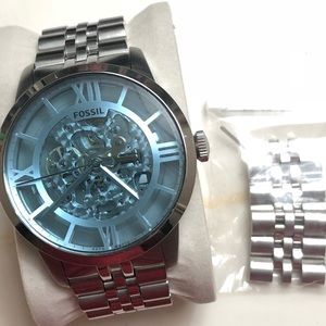 FOSSIL Townsman automatic stainless steel watch